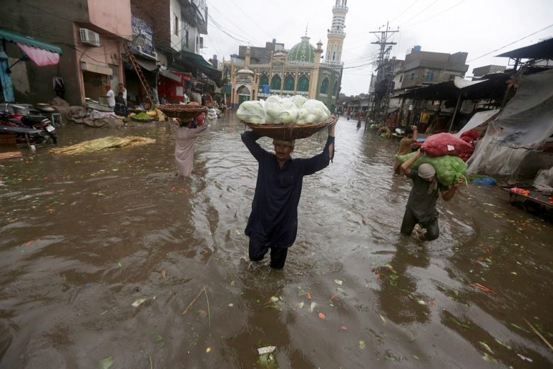 Наводнения в Пакистане сгубили 70% нового урожая